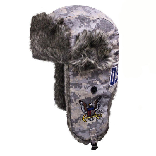 Dakota Dan U.S. Navy Camo Aviator Cap - Military Republic