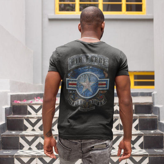 United States Air Force In Stone One Star Premium T-Shirt - Military Republic