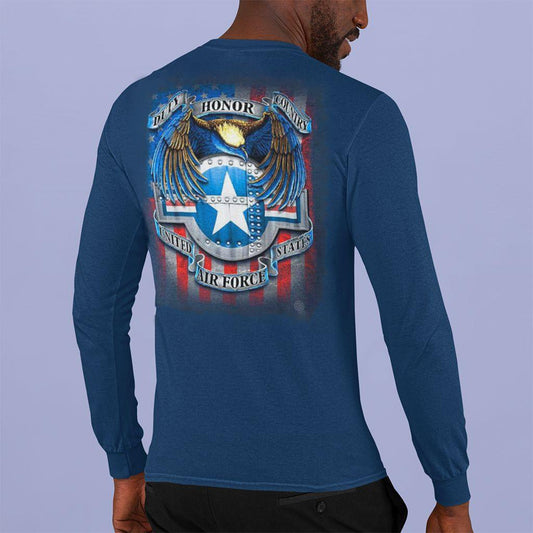 United States Air Force Star Shield Premium Long Sleeve - Military Republic