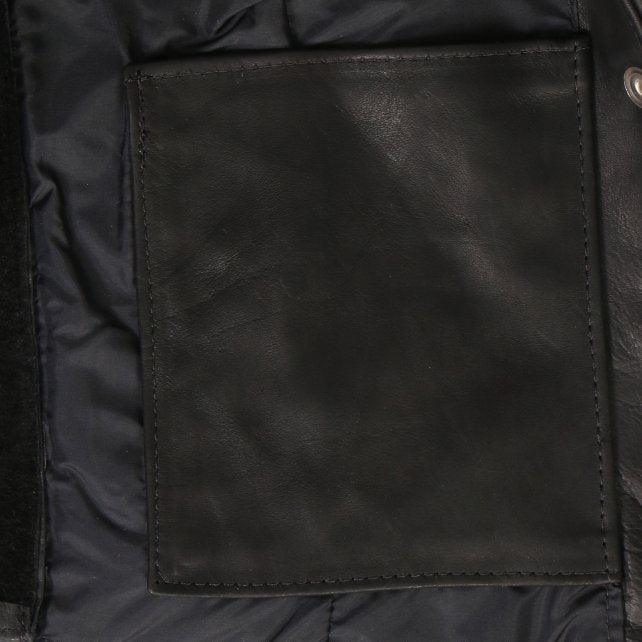 USA Made Braided Design Ladies Leather Vest - Military Republic