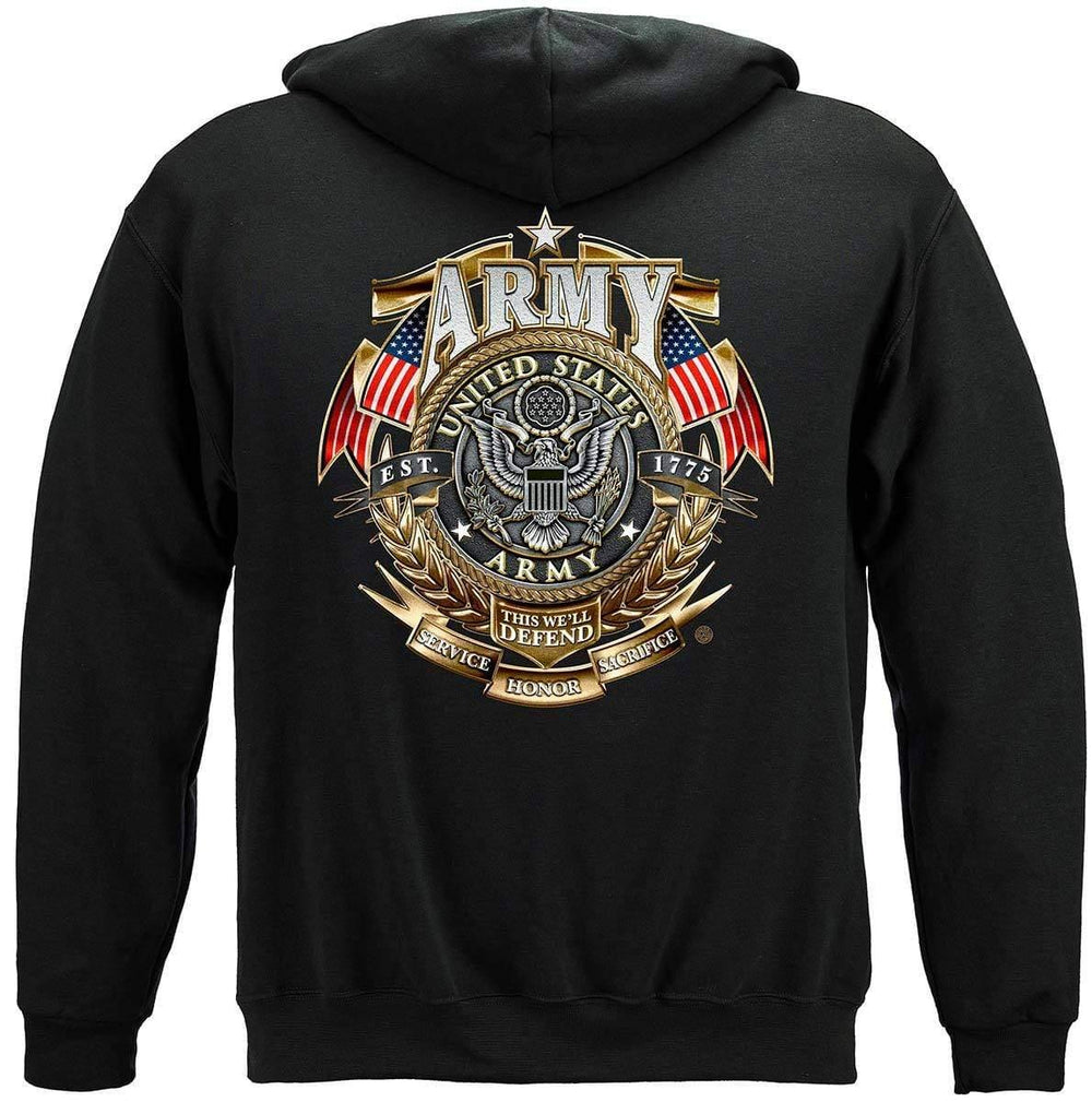 US Army Badge Hoodie - Military Republic