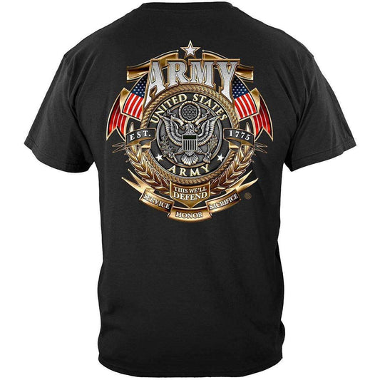 US Army Badge T-Shirt - Military Republic