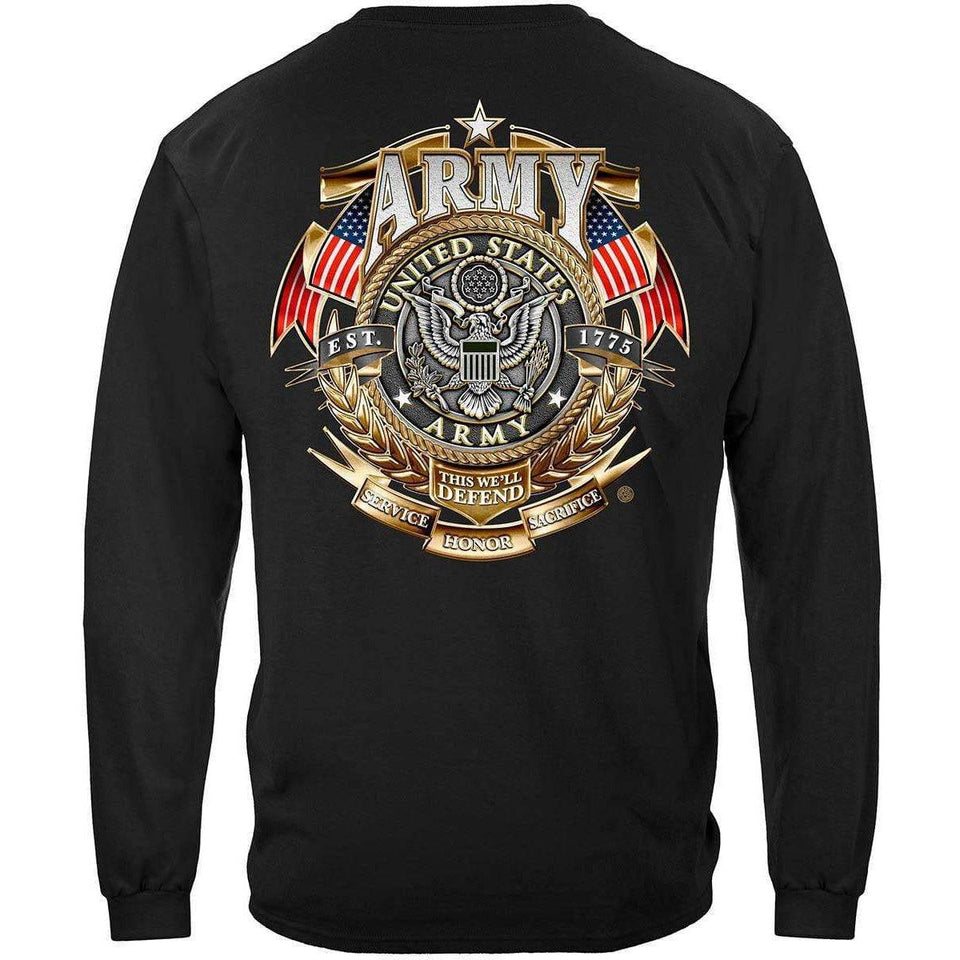 US Army Badge T-Shirt - Military Republic