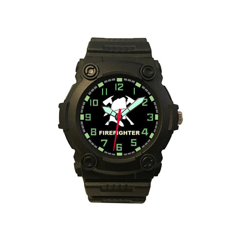 US Firefighter Rubber Wrist Watch
