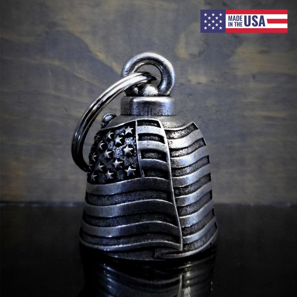 US Flag Motorcycle Guardian Bell - Military Republic