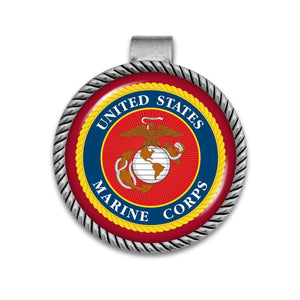 U.S. Marines Visor Clip With Marines Seal - Military Republic