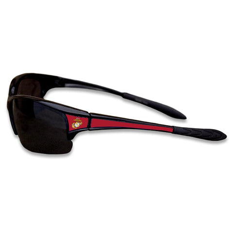 U.S. Marines Black Sports Rimless Sunglasses - Military Republic