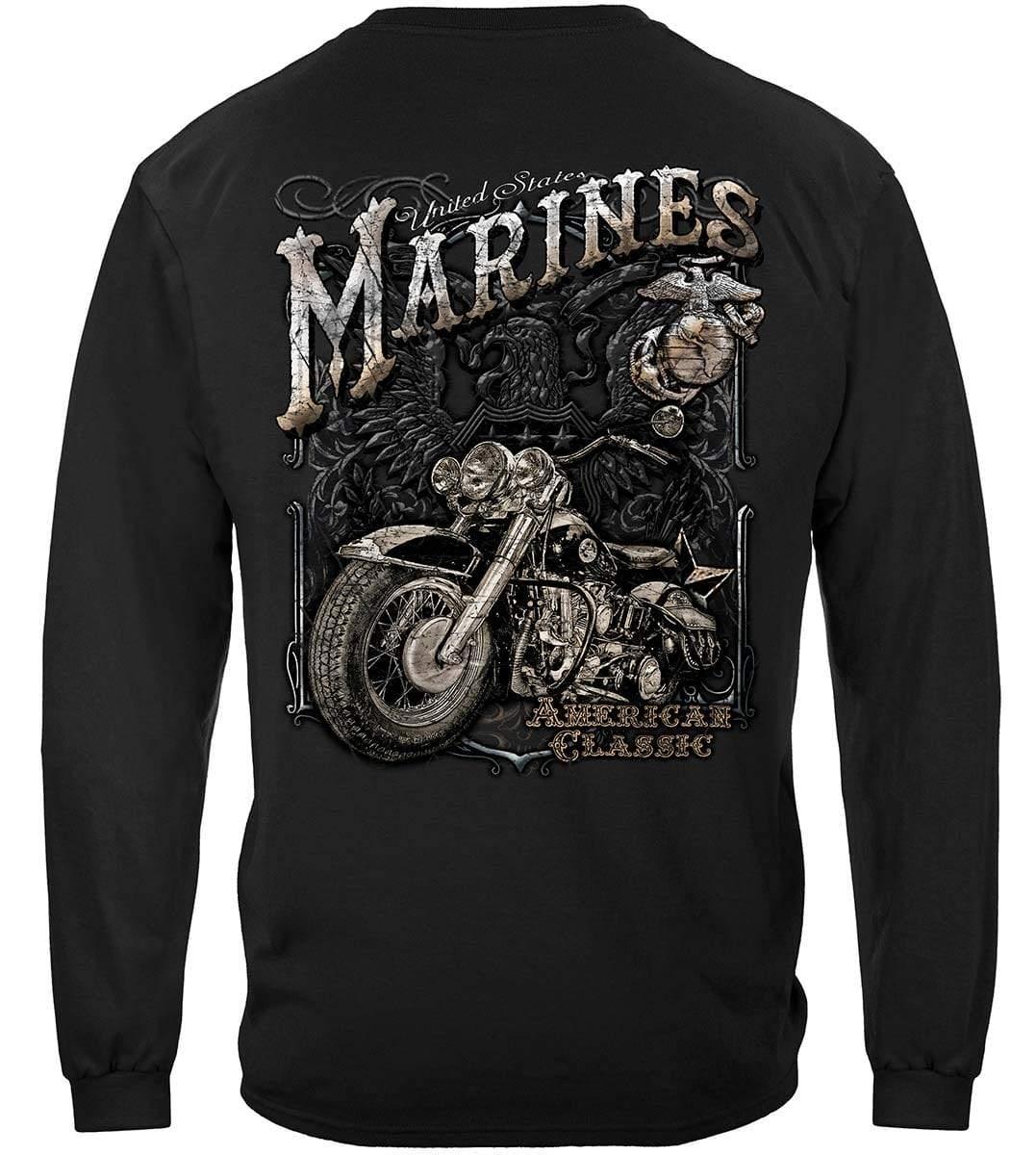 USMC American Classic Bike Hoodie - Military Republic