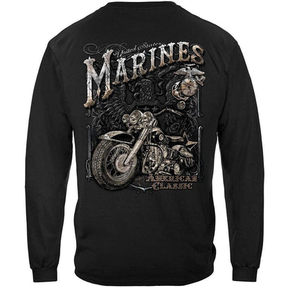 USMC American Classic Bike Long Sleeve - Military Republic