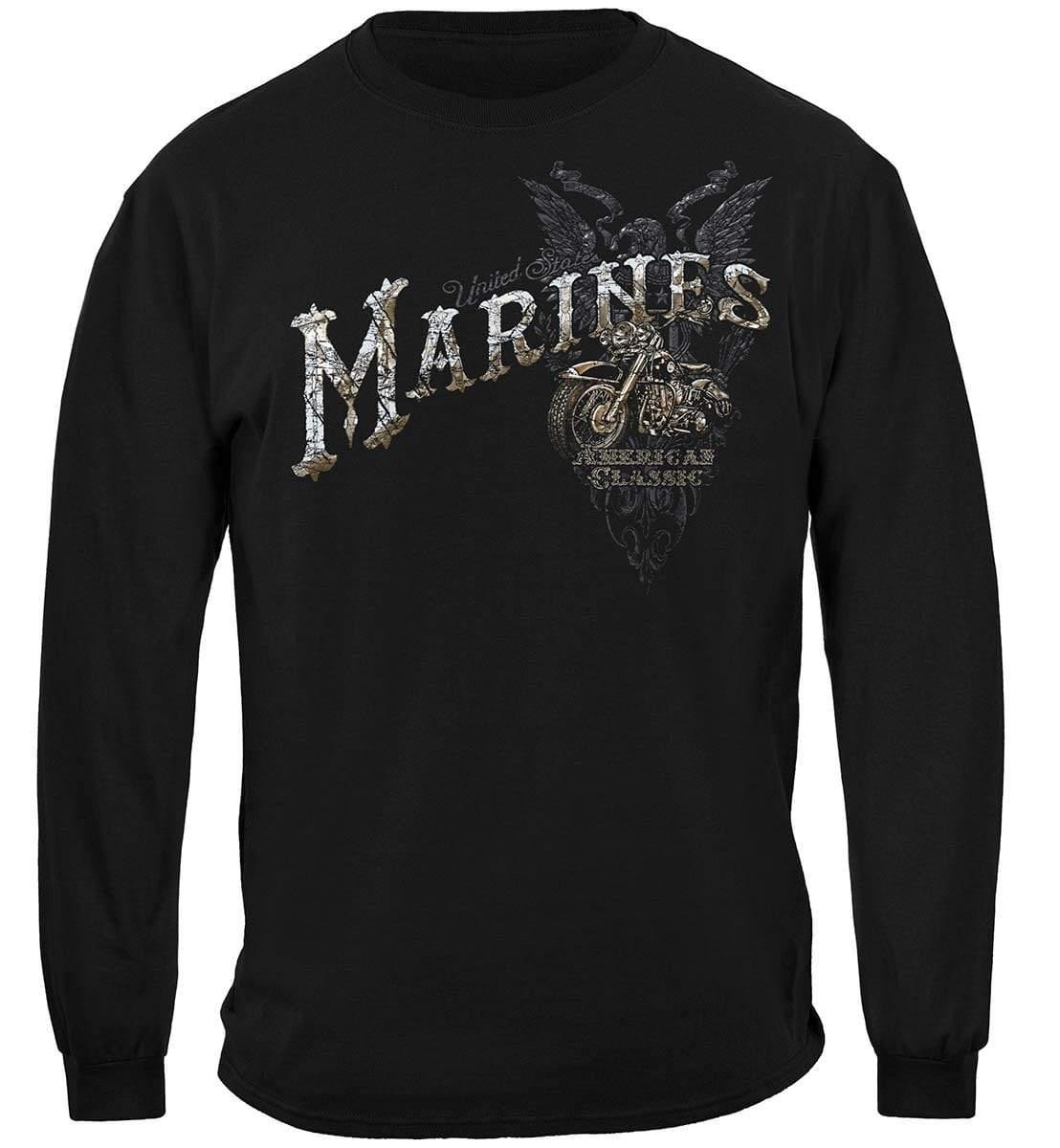 USMC American Classic Bike Hoodie - Military Republic