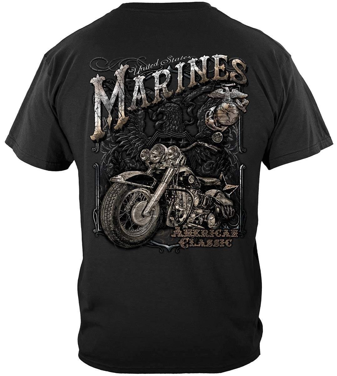 USMC American Classic Bike Hoodie - Military Republic