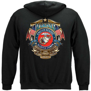 USMC Badge Marines T-Shirt - Military Republic