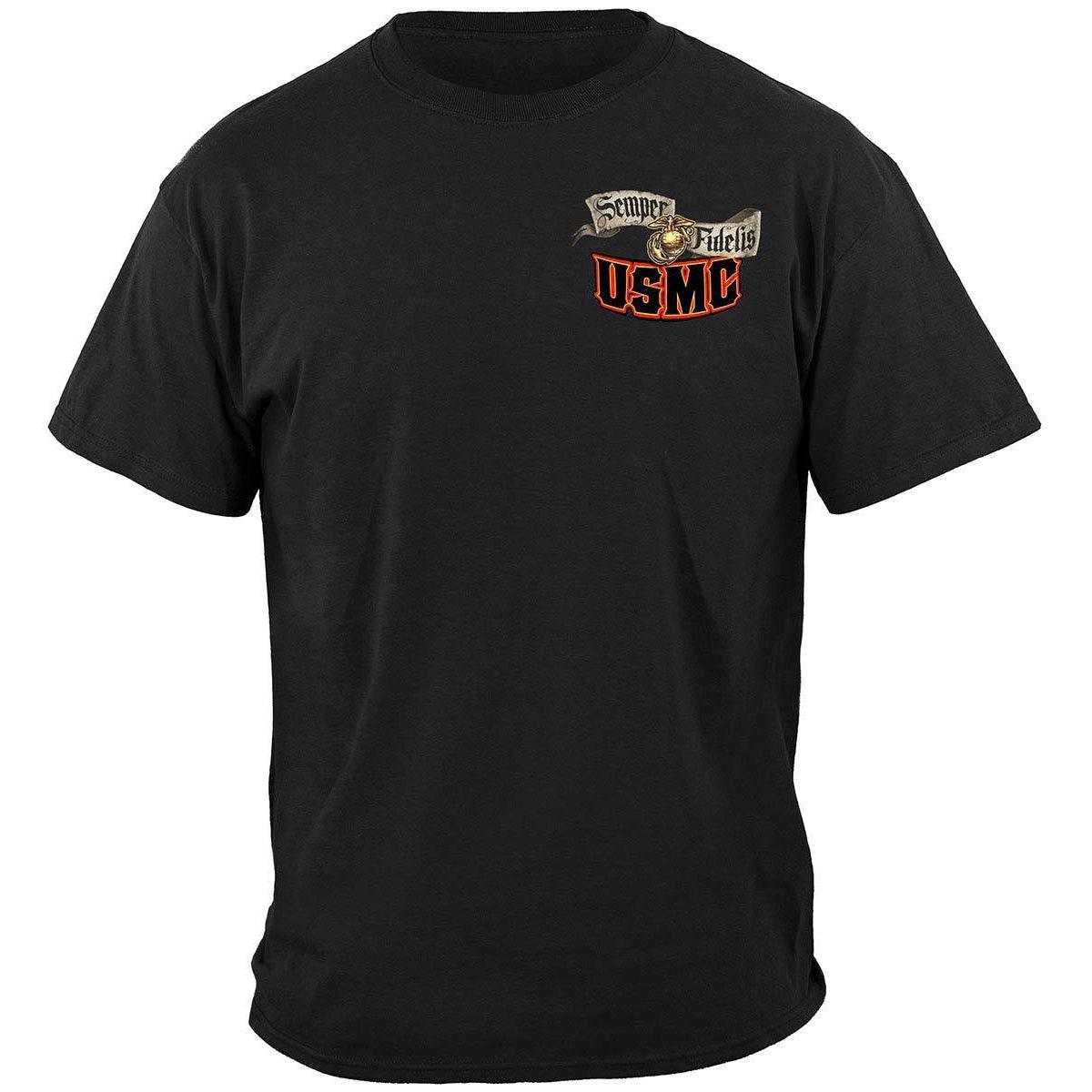 USMC Chesty Bull Dog T-Shirt - Military Republic