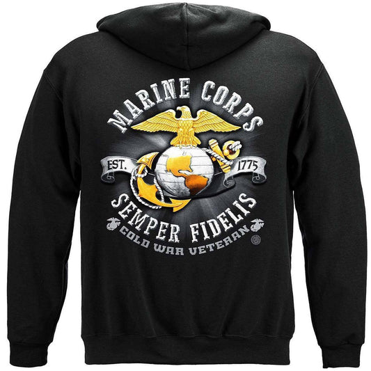 USMC Cold War Vet Premium Hoodie - Military Republic