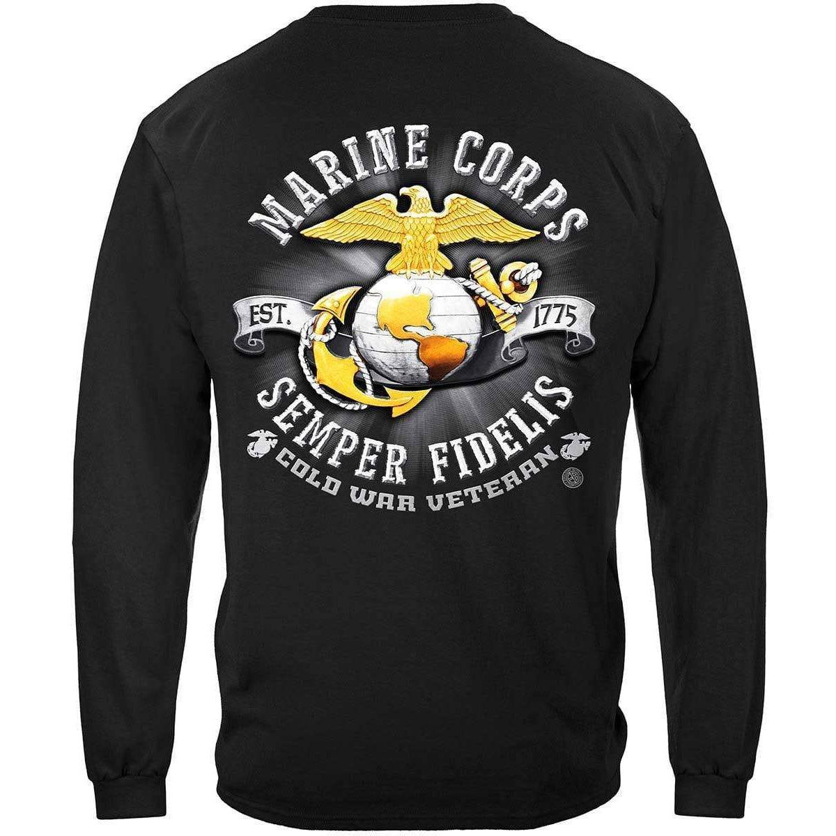 USMC Cold War Vet Premium Hoodie - Military Republic