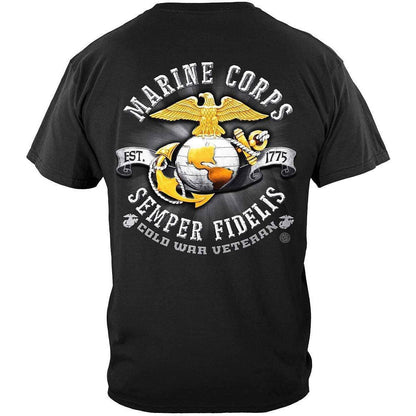 USMC Cold War Vet Premium T-Shirt - Military Republic
