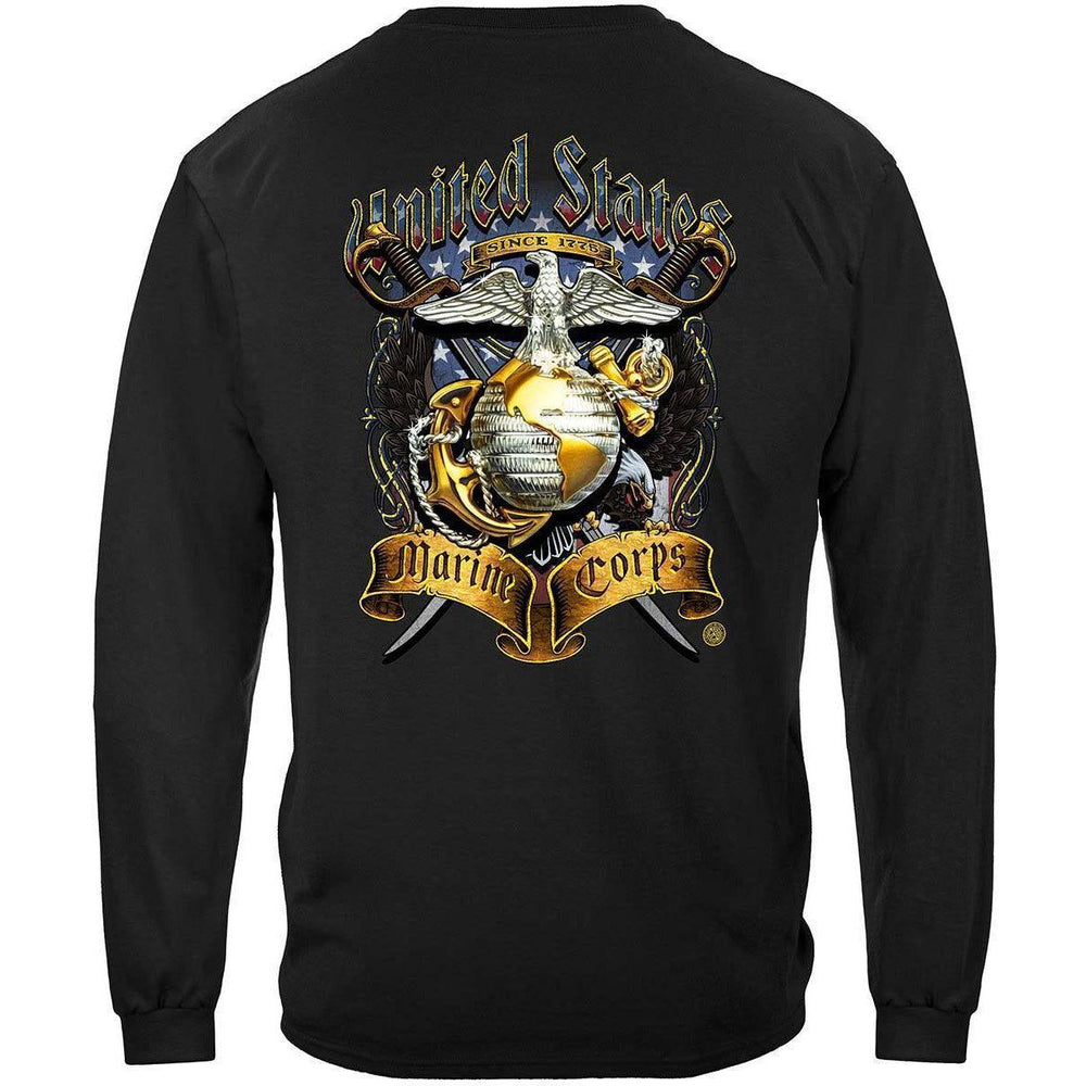 USMC Crossed Swords Long Sleeve - Military Republic