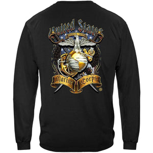 USMC Crossed Swords T-Shirt – Military Republic