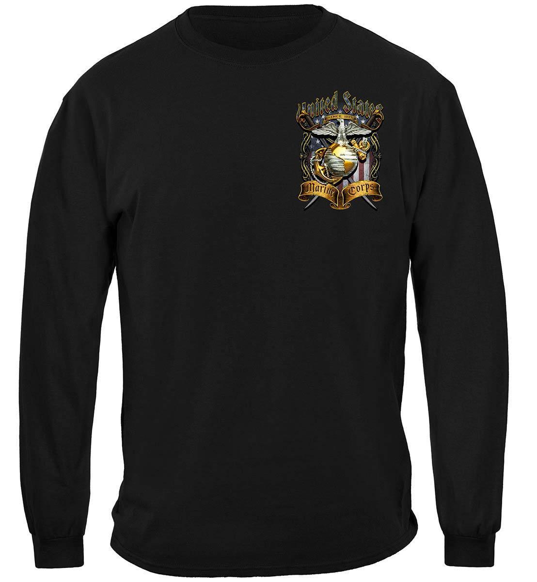 USMC Crossed Swords Hoodie - Military Republic