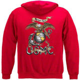 USMC Eagle Red Long Sleeve - Military Republic