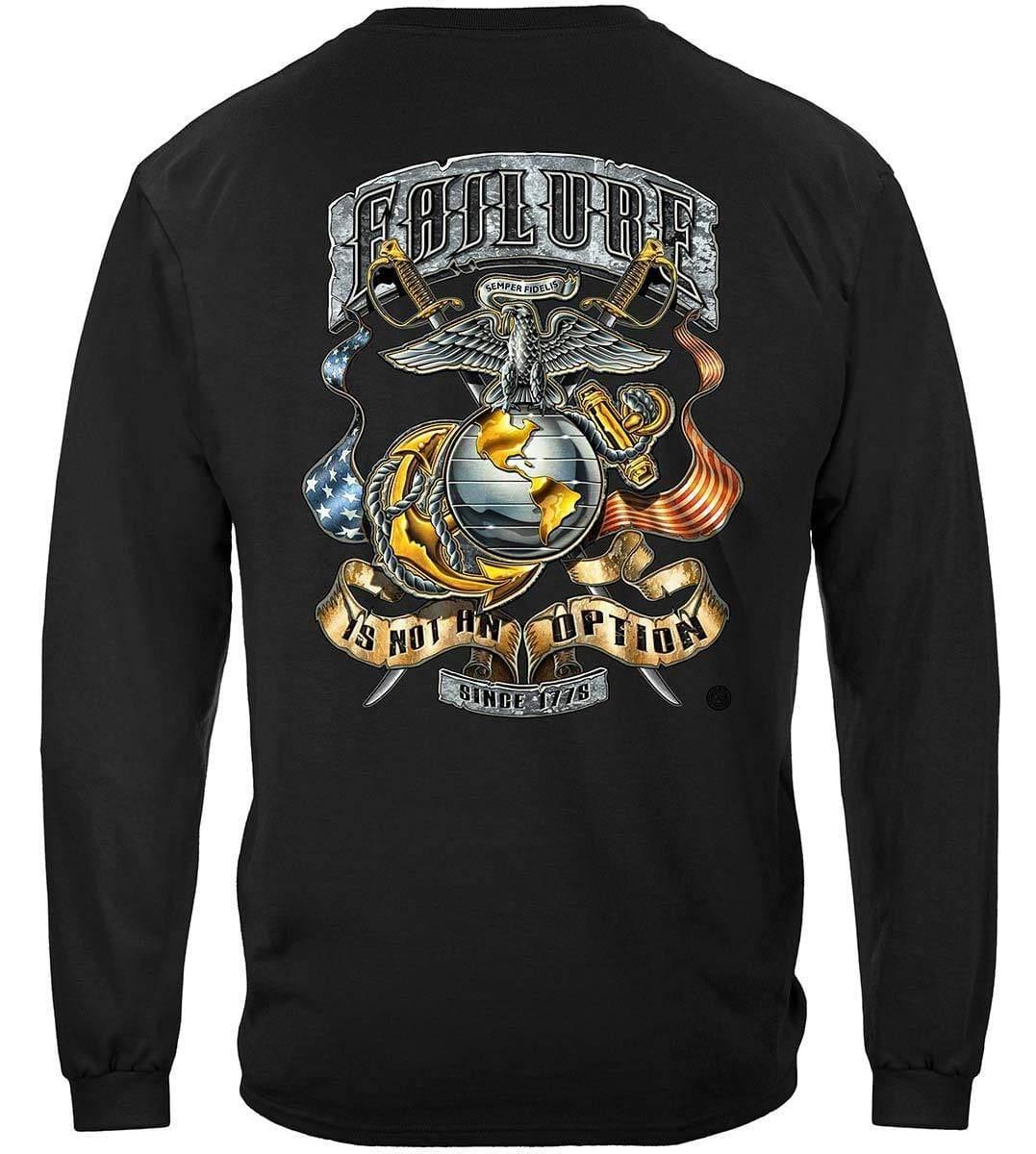 USMC Failure Is Not An Option Long Sleeve - Military Republic