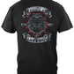 USMC First In Last Out Silver Foil Bull Dog Premium Hoodie - Military Republic