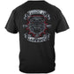 USMC First In Last Out Silver Foil Bull Dog Premium Long Sleeve - Military Republic