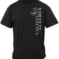 USMC First In Last Out Silver Foil Bull Dog Premium Hoodie - Military Republic