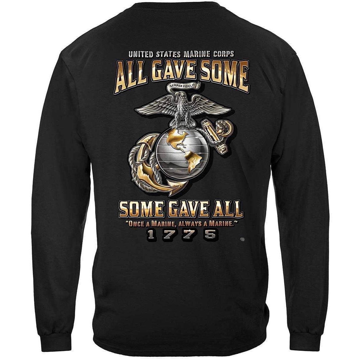 USMC Marine Corps All Gave Some Premium Hoodie - Military Republic