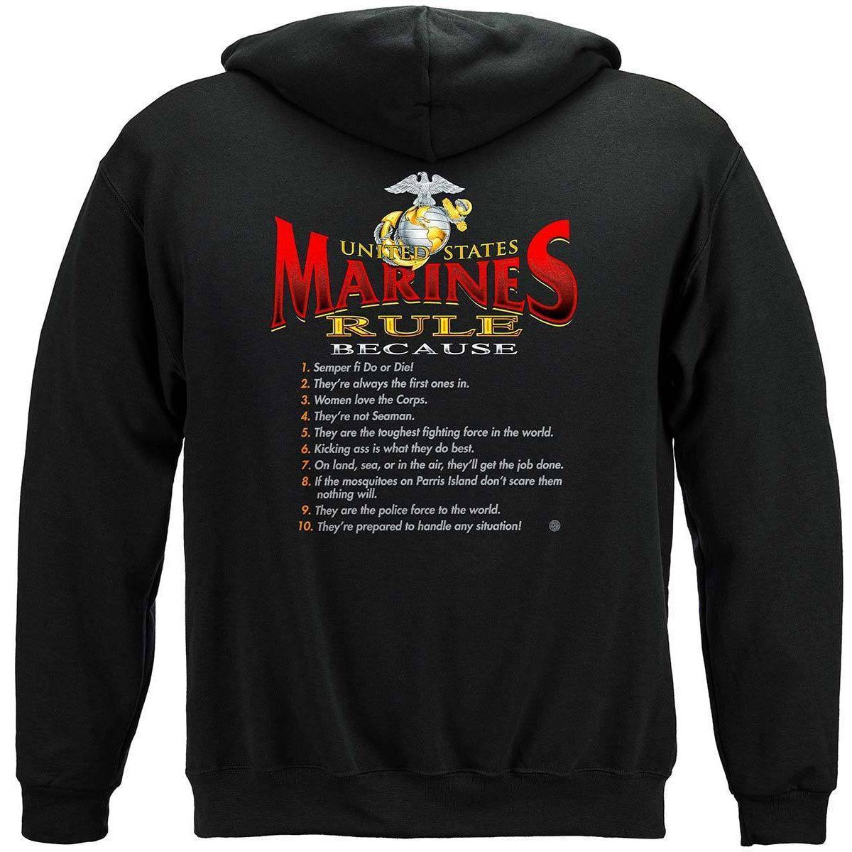 USMC Marines Rule Long Sleeve - Military Republic