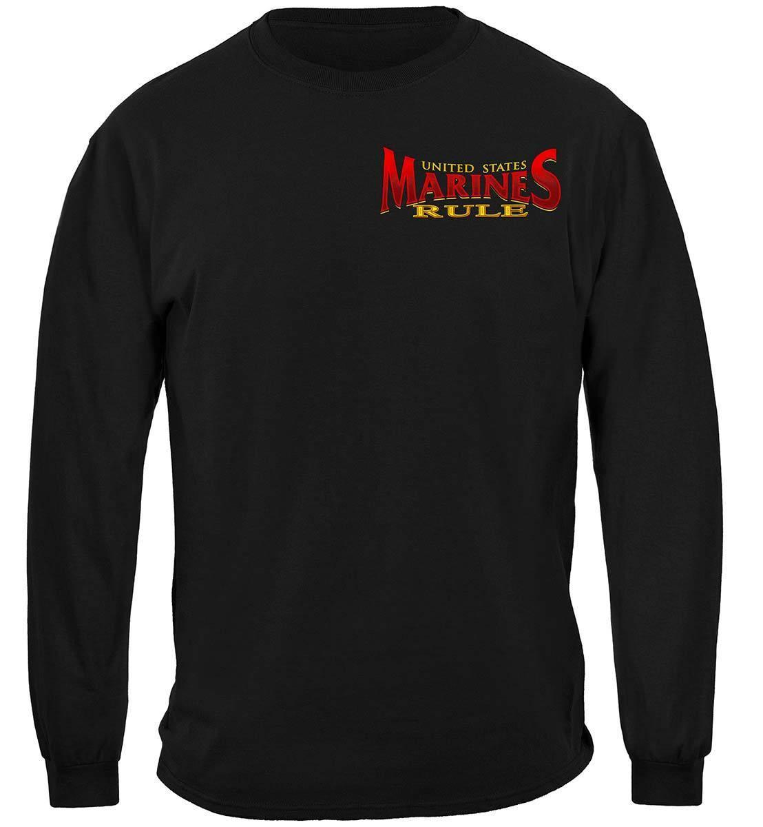 USMC Marines Rule Hoodie - Military Republic