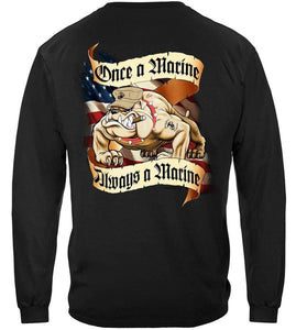 USMC Once A Marine Always A Marine T-Shirt - Military Republic