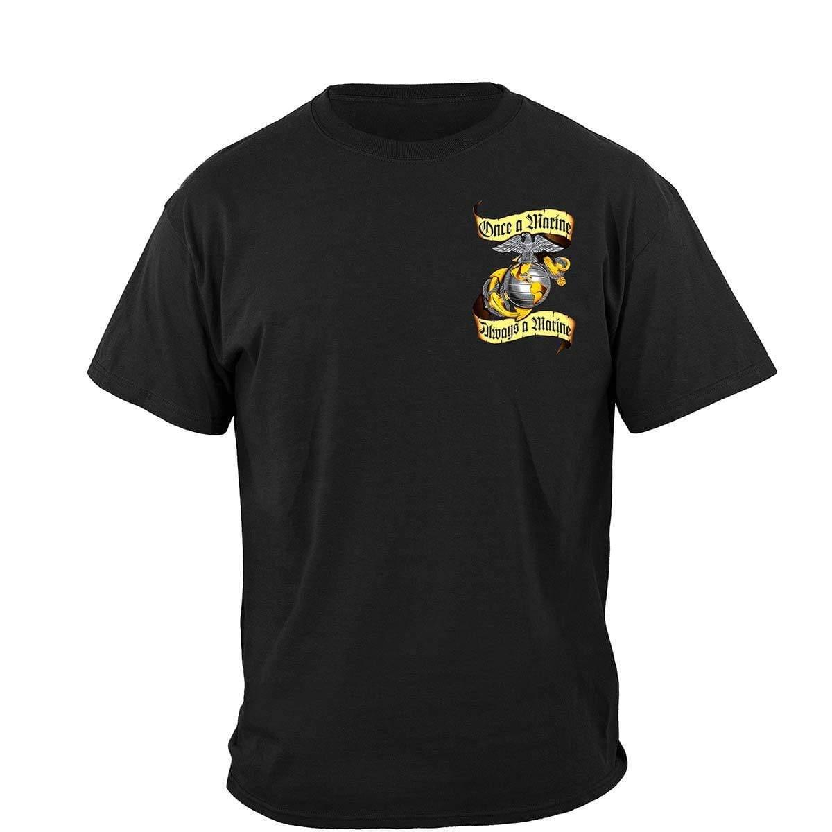 USMC Once A Marine Always A Marine Long Sleeve - Military Republic