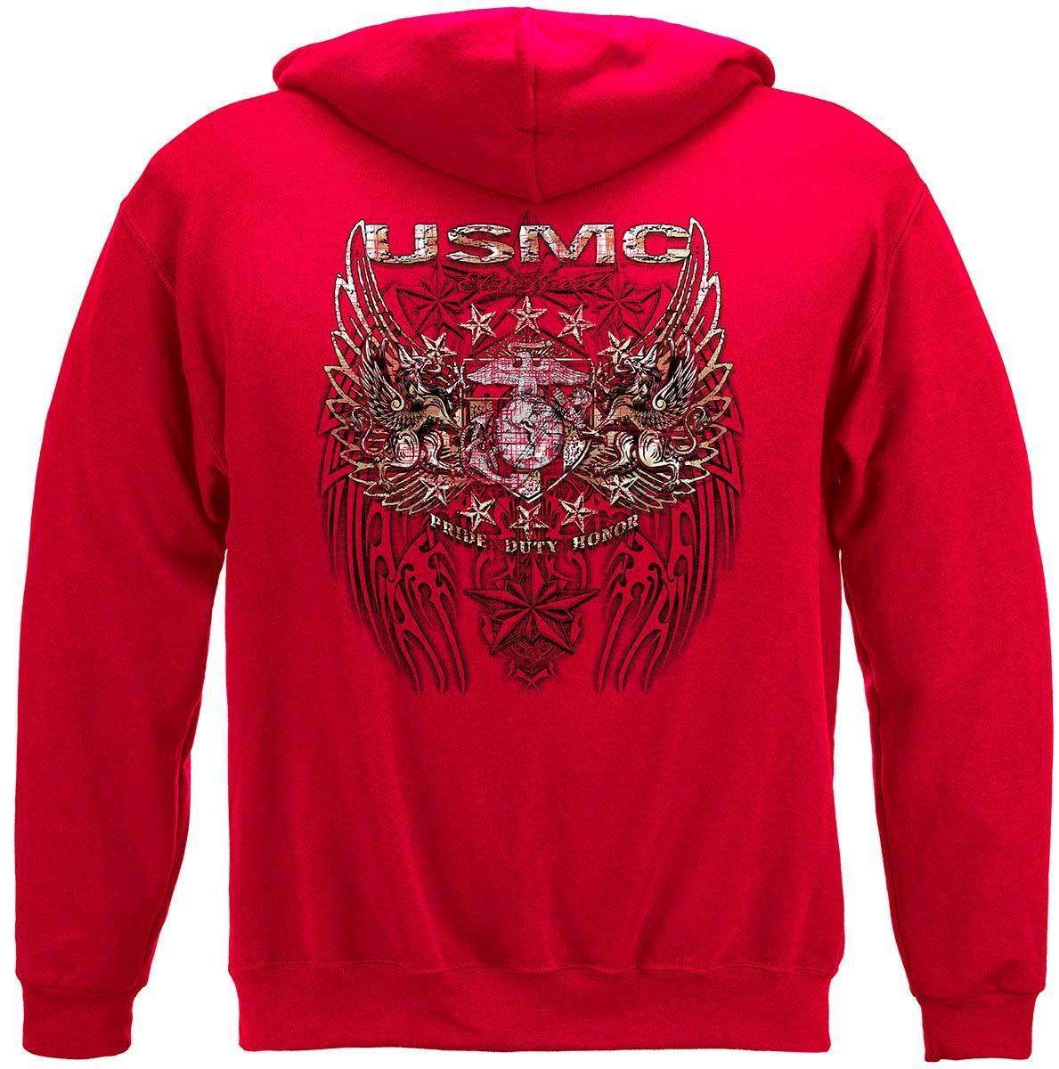 USMC Pride Duty Honor Hoodie - Military Republic