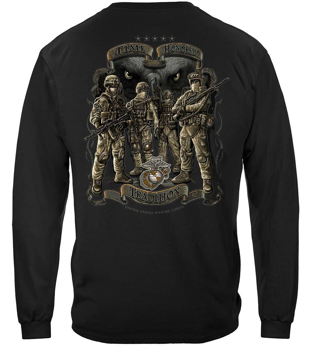 USMC Time Honor Tradition Eagle Hoodie - Military Republic