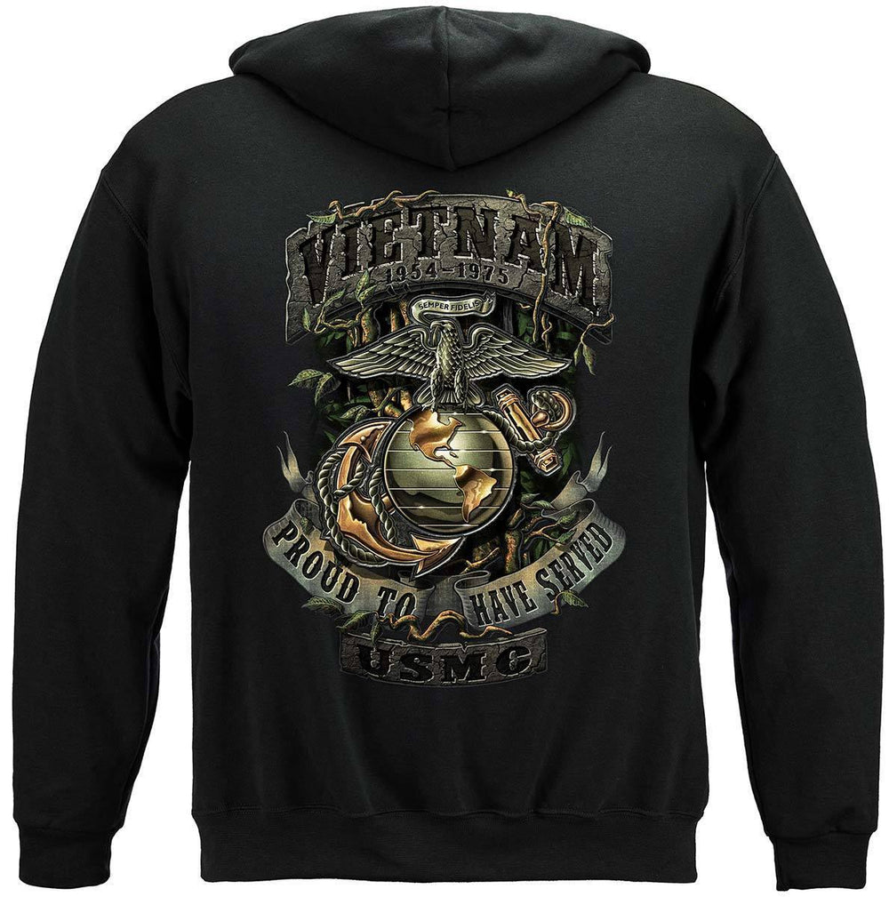 USMC Vietnam Veteran Hoodie - Military Republic