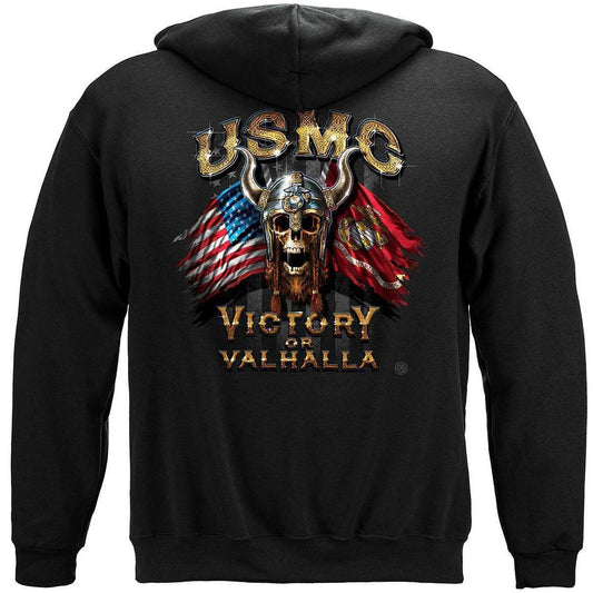 USMC Viking Warrior Premium Hoodie - Military Republic
