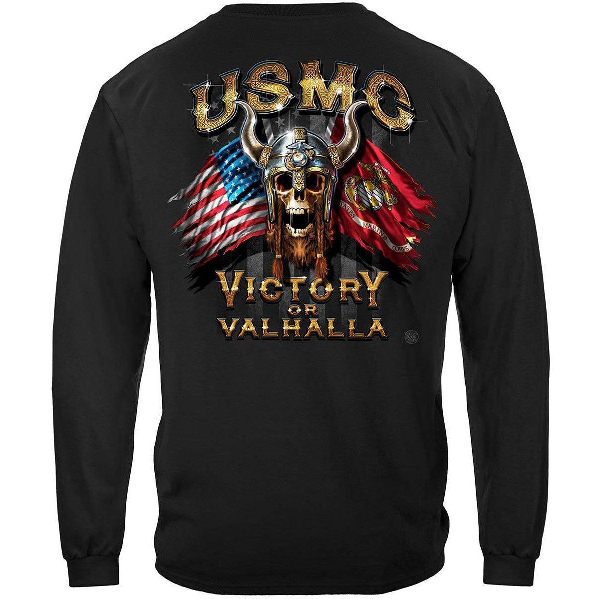 USMC Viking Warrior Premium Hoodie - Military Republic