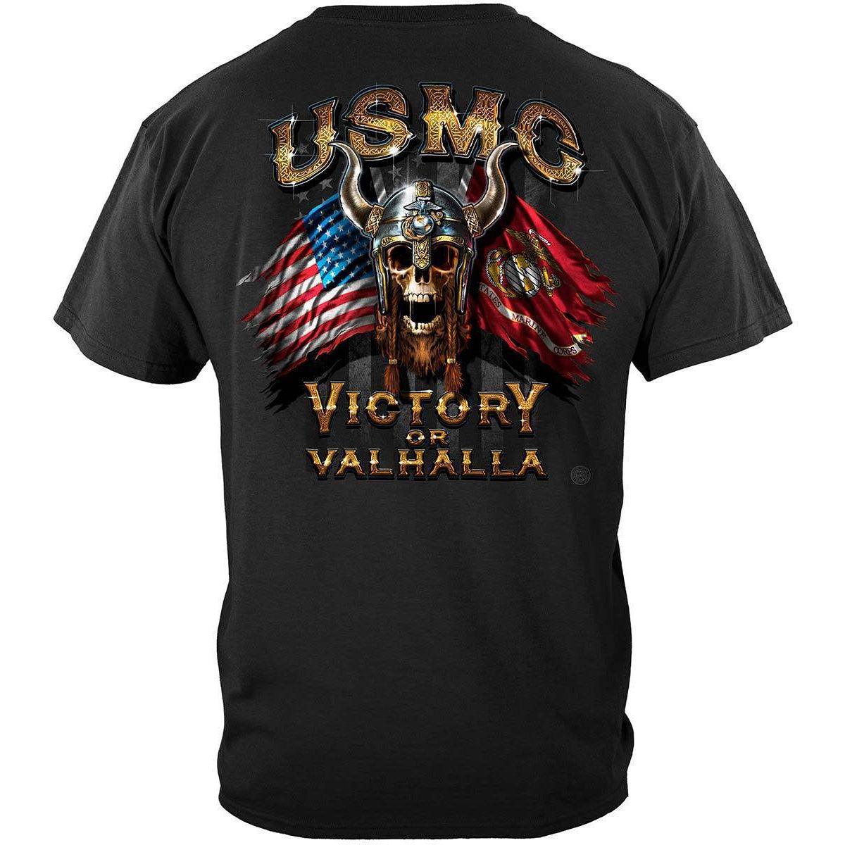 USMC Viking Warrior Premium Hoodie - Military Republic