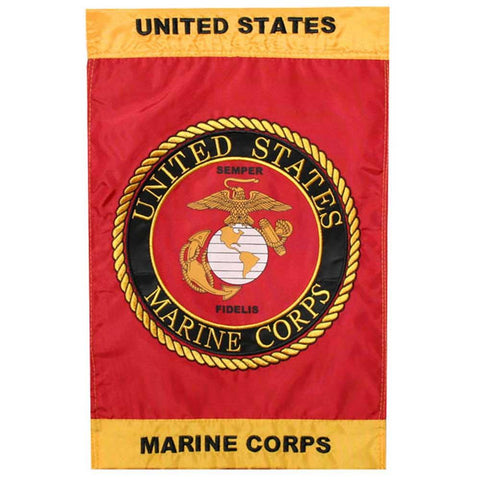 US Marine Corps Garden Banner 12" x 18" Flag - Military Republic