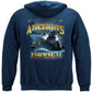 US NAVY Anchors Aweigh Defend And Destroy Premium Long Sleeve - Military Republic