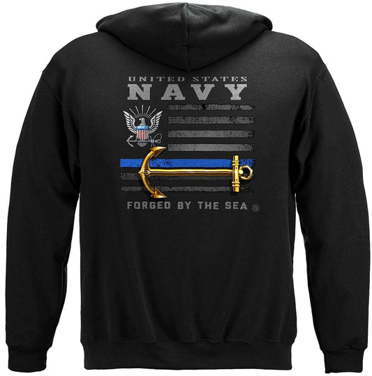 US NAVY Patriotic Flag Premium Hoodie - Military Republic