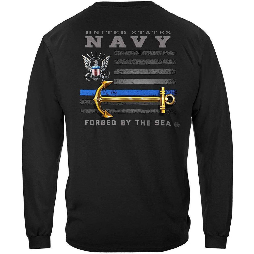 US NAVY Patriotic Flag Premium Long Sleeve - Military Republic