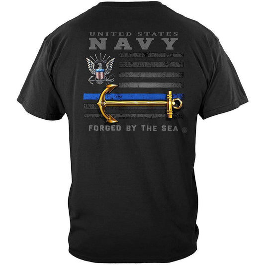 US NAVY Patriotic Flag Premium T-Shirt - Military Republic