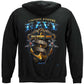 US NAVY Vintage Tattoo Classic Anchor United States Navy USN Premium Long Sleeve - Military Republic