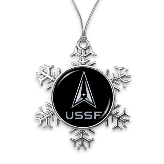U.S. Space Force® Snow Flake Ornament - Military Republic
