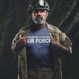 United States Air Force Stripe Full Front on Performance T-Shirt - Military Republic