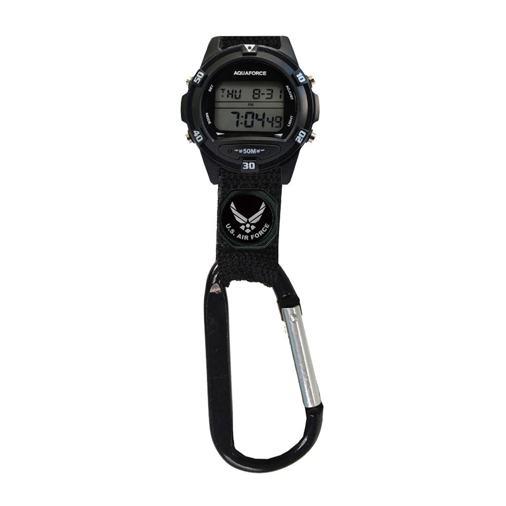 United States Air Force Digital Carabiner Watch (50M Water Resistant) - Military Republic