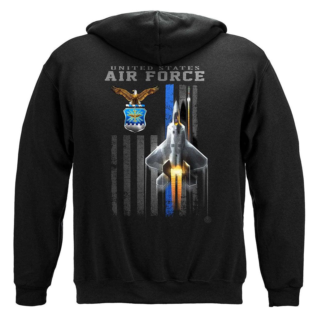 United States Air Force Patriotic Flag Premium T-Shirt - Military Republic
