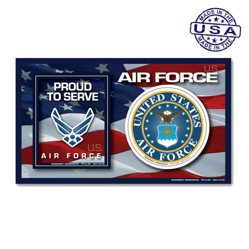 United States Air Force Photo Frame Magnet (9" x 5.25") - Military Republic